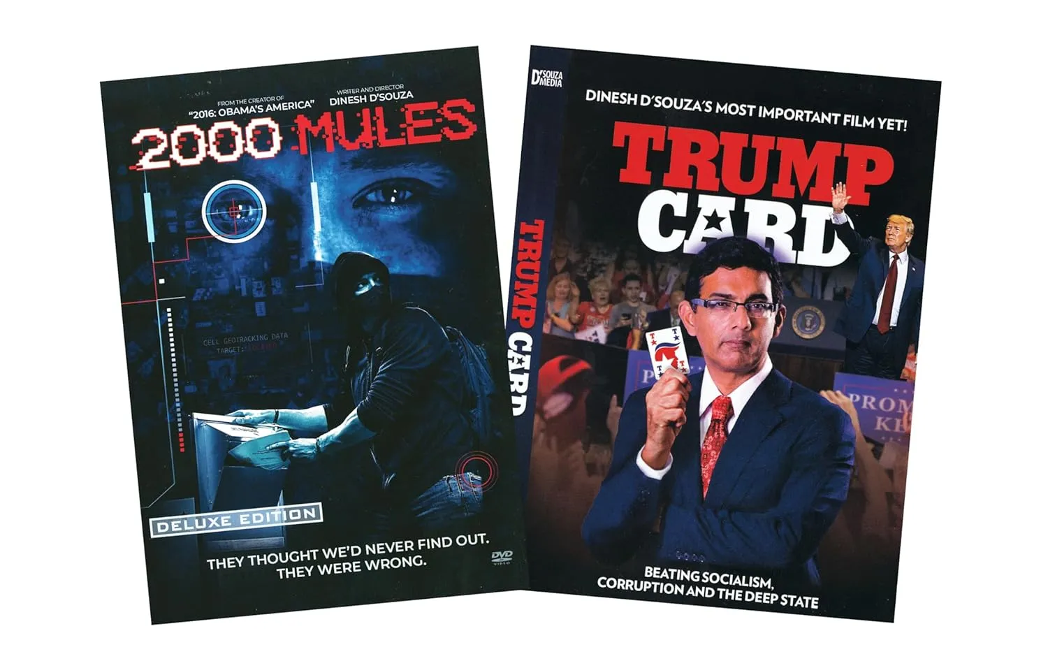 2000 Mules &Trump Card  2 DVD Combo Set