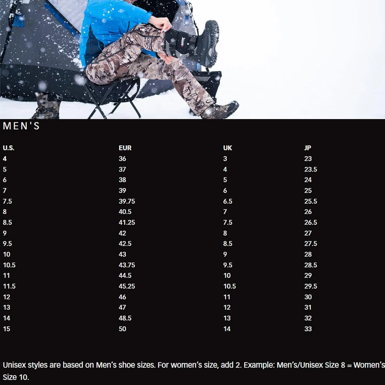 Baffin Wolf Men's Snow Boots, for Winter Conditions