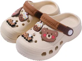 Boys Girls Toddler Clogs Little Kids Slip on Slides Sandals Children Summer Beach Pool Outdoor Water Shoes Shower Slippers