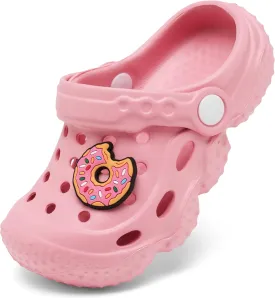 ChayChax Kid's Garden Clogs Cute Slides Sandals Toddlers Beach Pool Shower Shoes with Non-Slip Sole