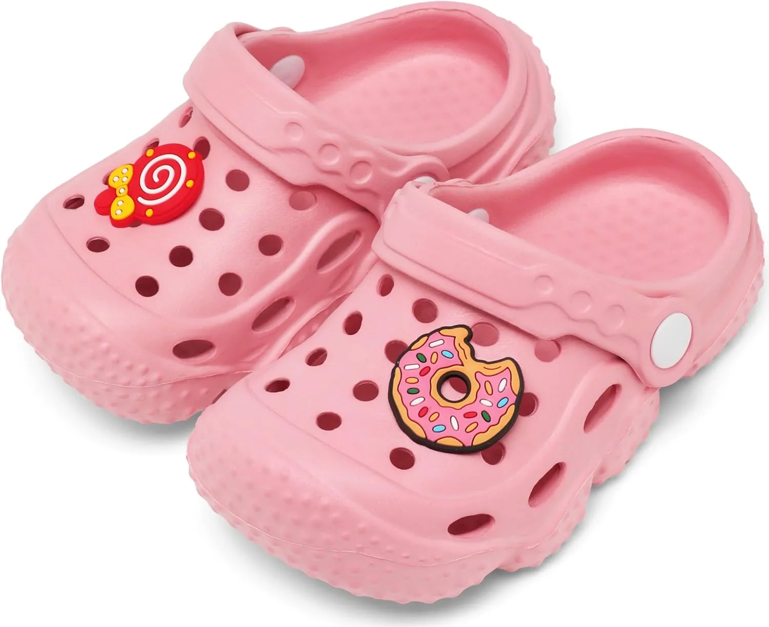 ChayChax Kid's Garden Clogs Cute Slides Sandals Toddlers Beach Pool Shower Shoes with Non-Slip Sole