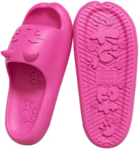 Cute Slippers Shower Shoes for Women Men Bathroom Sandals Non-Slip Cartoon Cat Shaped Indoor Outdoor Summer Slippers