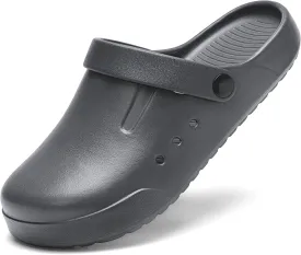 DAYUMKOU Clogs for Women Men Lightweight Slip-On Unisex Garden Shoes with Back Strap, Non-Slip for Work Nurses
