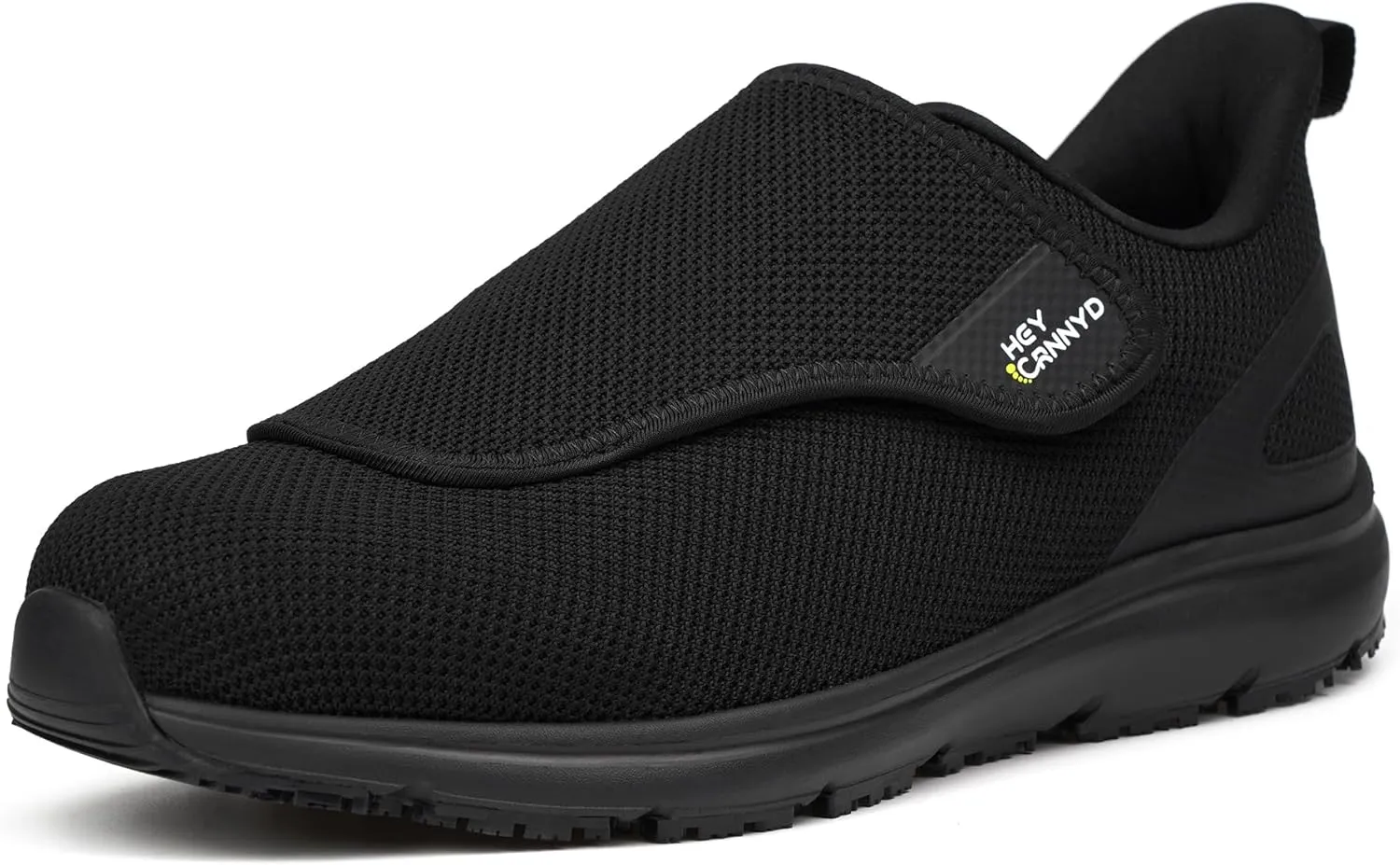 Diabetic Shoes for Men Wide Non-Slip Water-Resistant Orthopedic Slip On Walking Shoes Adjustable Closure Sneakers for Swollen Feet Neuropathy Relief, Arch Support