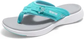 DREAM PAIRS Women's Arch Support Flip Flops Comfortable Thong Sandals