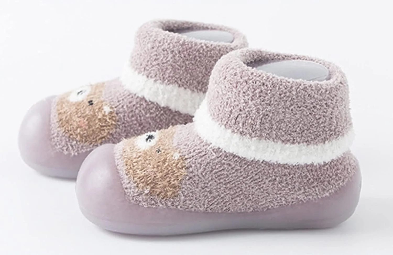 First Walking Shoes Baby Shoes Boys Girls Non Slip Soft Sole Sneakers Lightweight Infant Slip-On Sneakers
