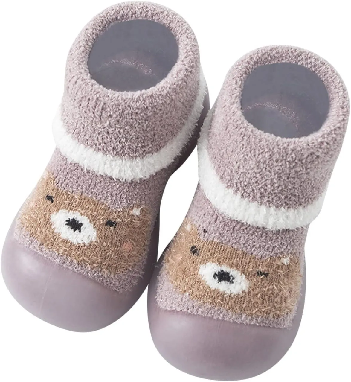 First Walking Shoes Baby Shoes Boys Girls Non Slip Soft Sole Sneakers Lightweight Infant Slip-On Sneakers