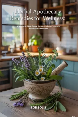 Herbal Apothecary Remedies for Wellness: 375 Natural, Plant-Based Recipes to Boost Immunity and Enhance Wellness Paperback  Large Print, May 22, 2025
