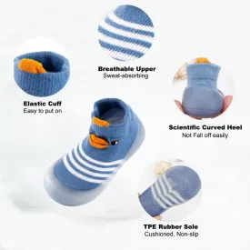 HOWELL Baby Toddler Sock Shoes Infant First Walking Shoes Indoor Anti-Slip Slippers for Baby Girls Boys