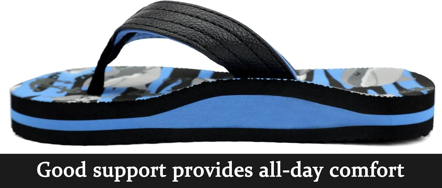 INMINPIN Kids Boys Girls Flip Flops Comfort Quick-Dry Beach Pool Aqua Thong Sandals(Little Kid/Big Kid)