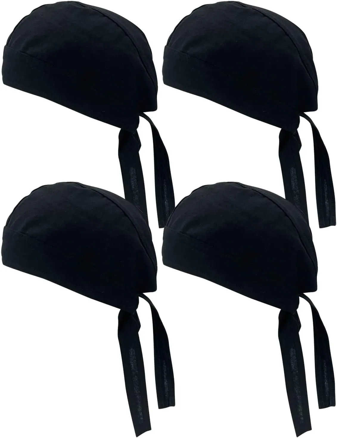 JHYWELL Cotton Dew Beanie Skull Cap Helmet Liner Doo Rag Bandana Welder Welding Sweat Do Rags for Men and Women