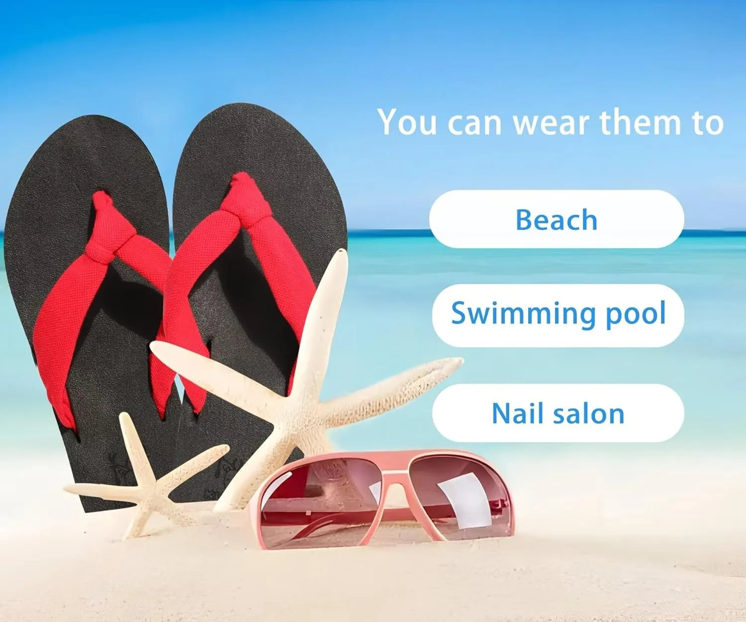 KuaiLu Flip Flops for Women with Arch Support Yoga Mat Comfortable Summer Beach Walking Thong Cushion Sandals Slip On Indoor Outdoor