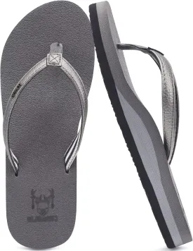 KuaiLu Womens Arch Support Flip Flops Comfortable Yoga Mat Slip on Summer Beach Walking Thong Cushion Sandals