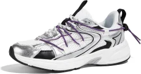 LUCKY STEP Women's Fashion Walking Shoes Running Platform Mesh Casual Sport Gym Work Adjustable Lace Lifestyle Stylish Trendy Athletic Tennis Shoes
