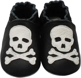Mejale Baby Shoes Soft Sole Leather Moccasins Cartoon Butterfly Infant Toddler First Walker Slippers