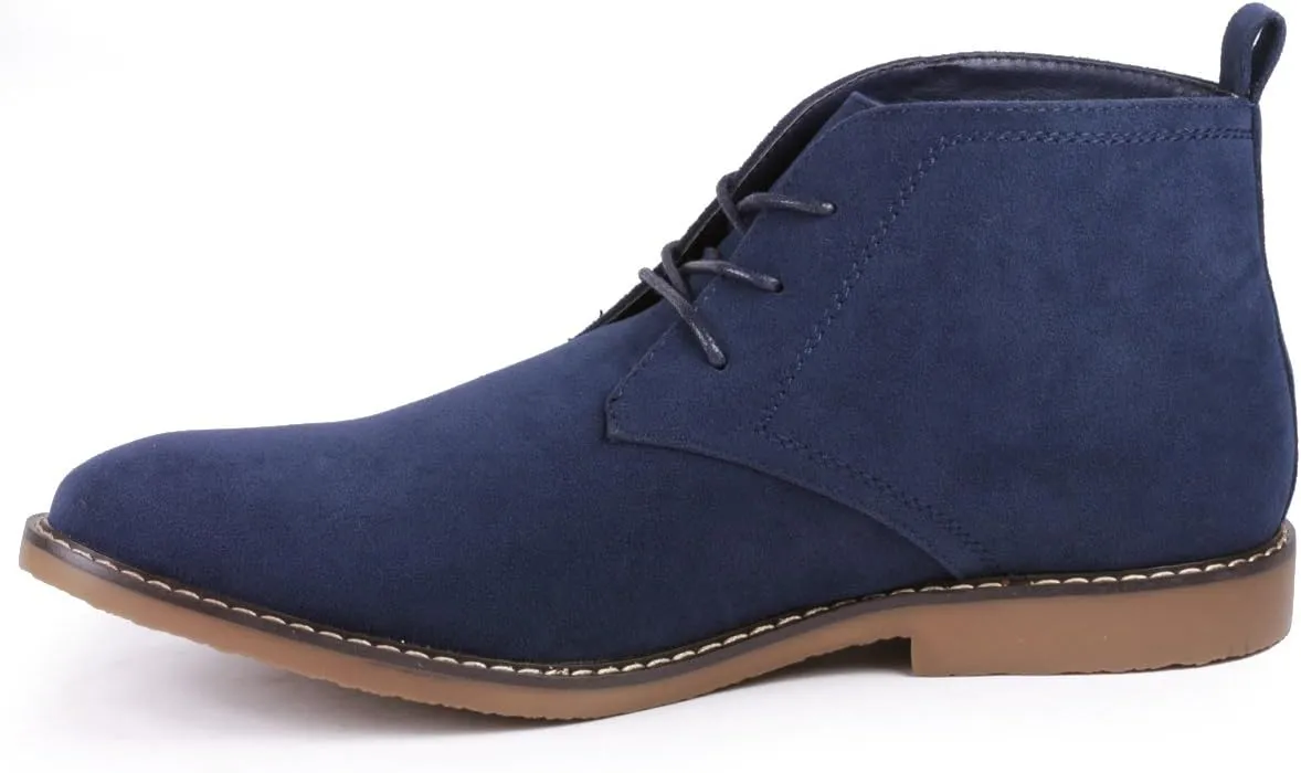 Metrocharm MC127 Men's Lace Up Casual Fashion Ankle Chukka Boots