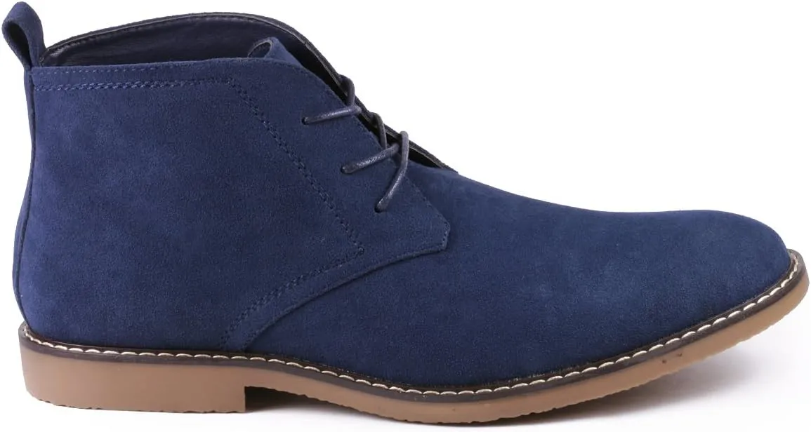 Metrocharm MC127 Men's Lace Up Casual Fashion Ankle Chukka Boots