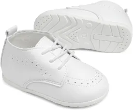 Miamooi Infant Baby Boys Girls Loafers Classic PU Leather Wedding Dress Shoes Toddler Brogue Formal Flat Lazy Crib Oxford First Walking Christening Shoe