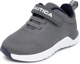 Nautica Kids Fashion Sneaker Athletic Running Shoe with One Strap |Boys - Girls|(Toddler/Little Kid)