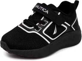 Nautica Kids Fashion Sneaker Athletic Running Shoe with One Strap |Boys - Girls|(Toddler/Little Kid)