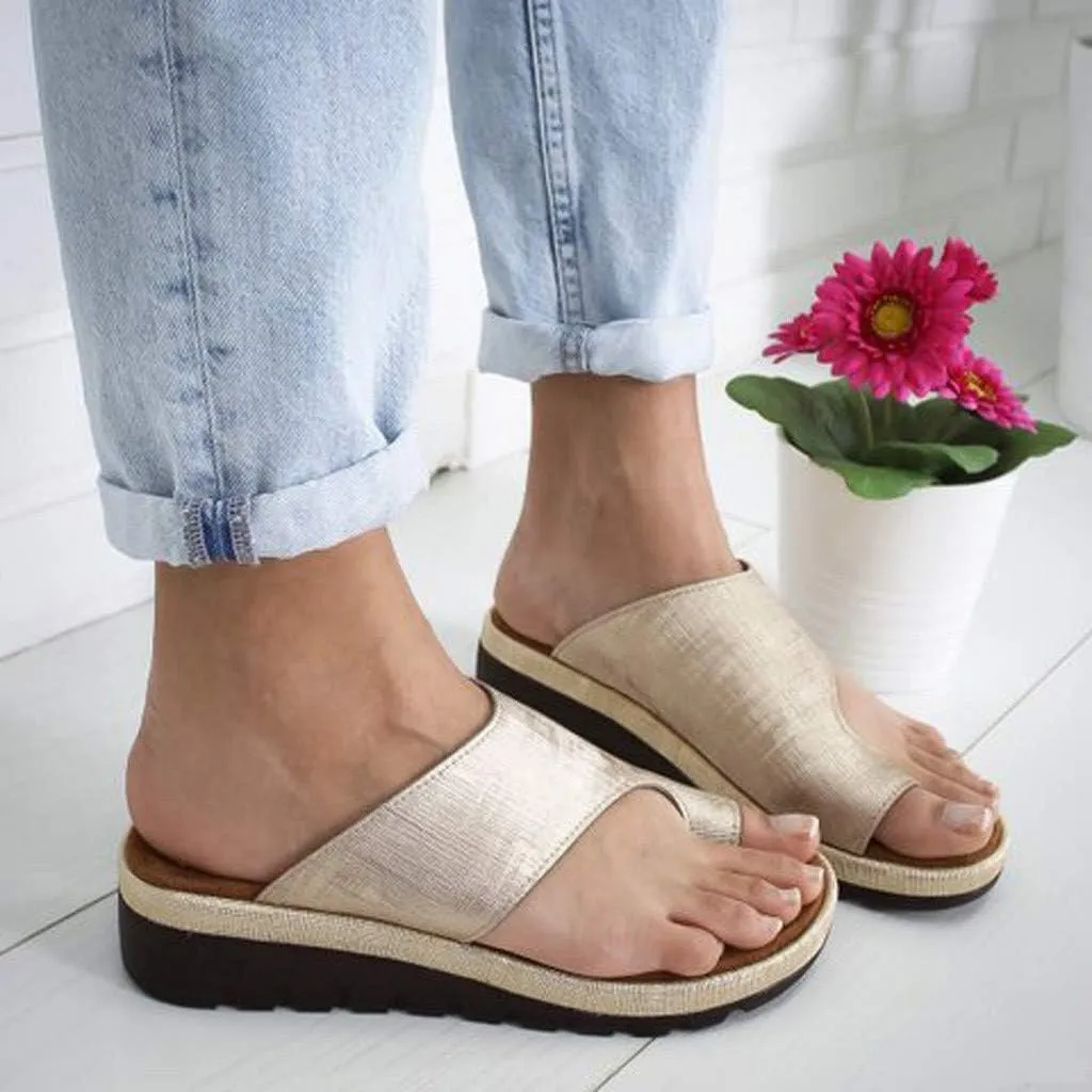 Sandals for Women Platform Gibobby Women's 2019 Comfy Platform Sandal Shoes Summer Beach Travel Fashion Slipper Flip Flops
