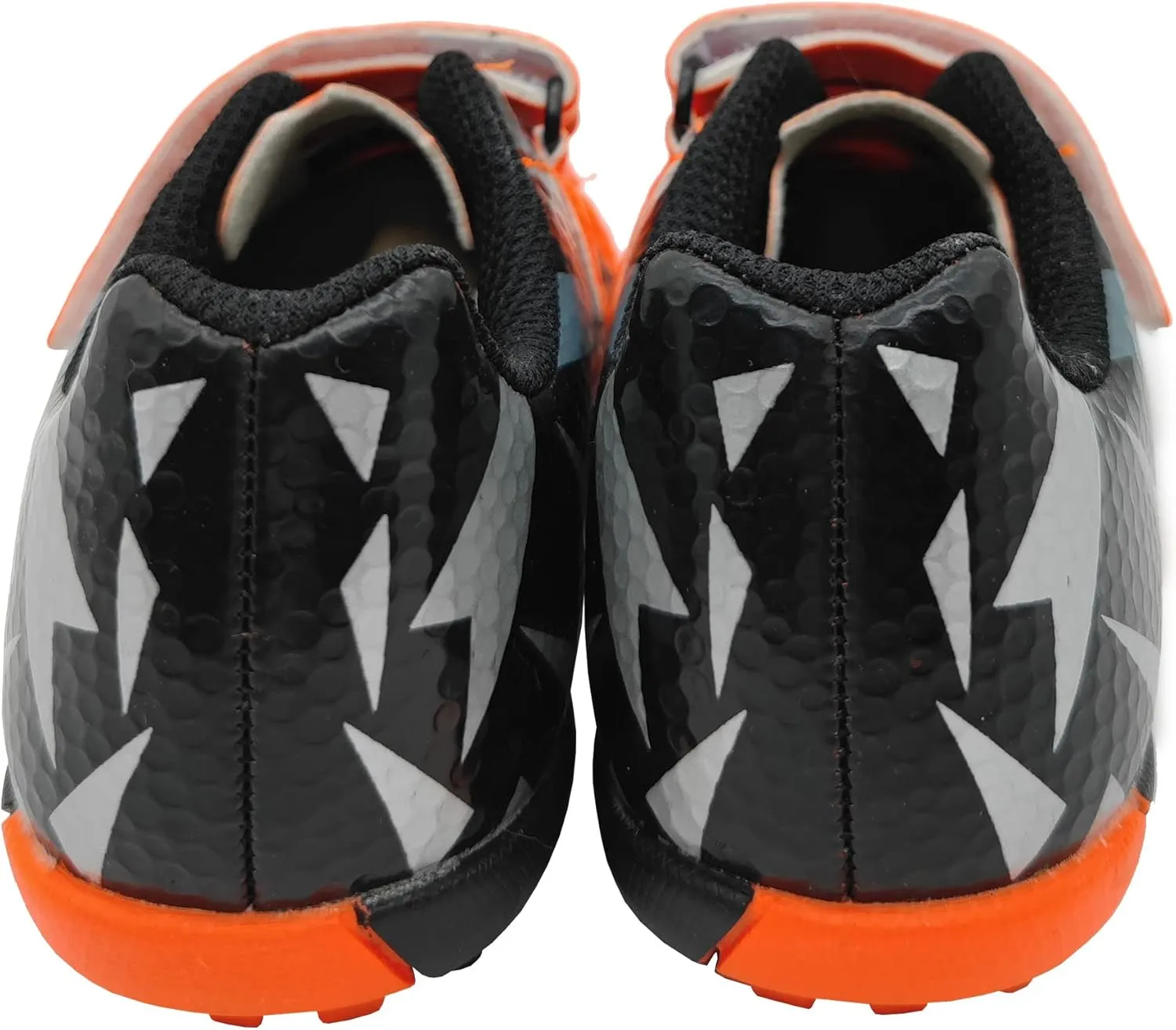 Turf Soccer Shoes for Boys Girls Football Cleats Hook-and-Loop Adjustable Strap (Toddler/Little Kid)