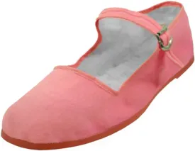 Women's Mary Jane Cotton Shoes Ballerina Ballet Flat Slip on Slippers Multiple Colors