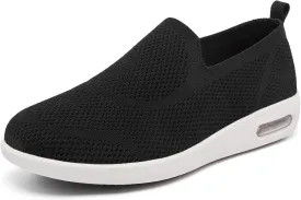 Women's one Foot Sports Shoes, Anti Slip Walking Shoes, Breathable mesh Work Casual Lightweight Exercise Shoes