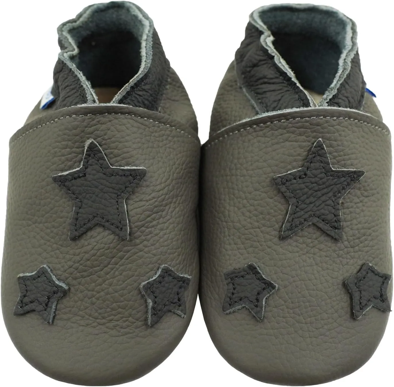 YIHAKIDS Baby Rubber Sole Shoes Boys Girls Infant Crawling Toddler Moccasins Leather Walking Anti-Slip Sole Slippers Newborn Mini Kids Crib Boots 0-24 Months