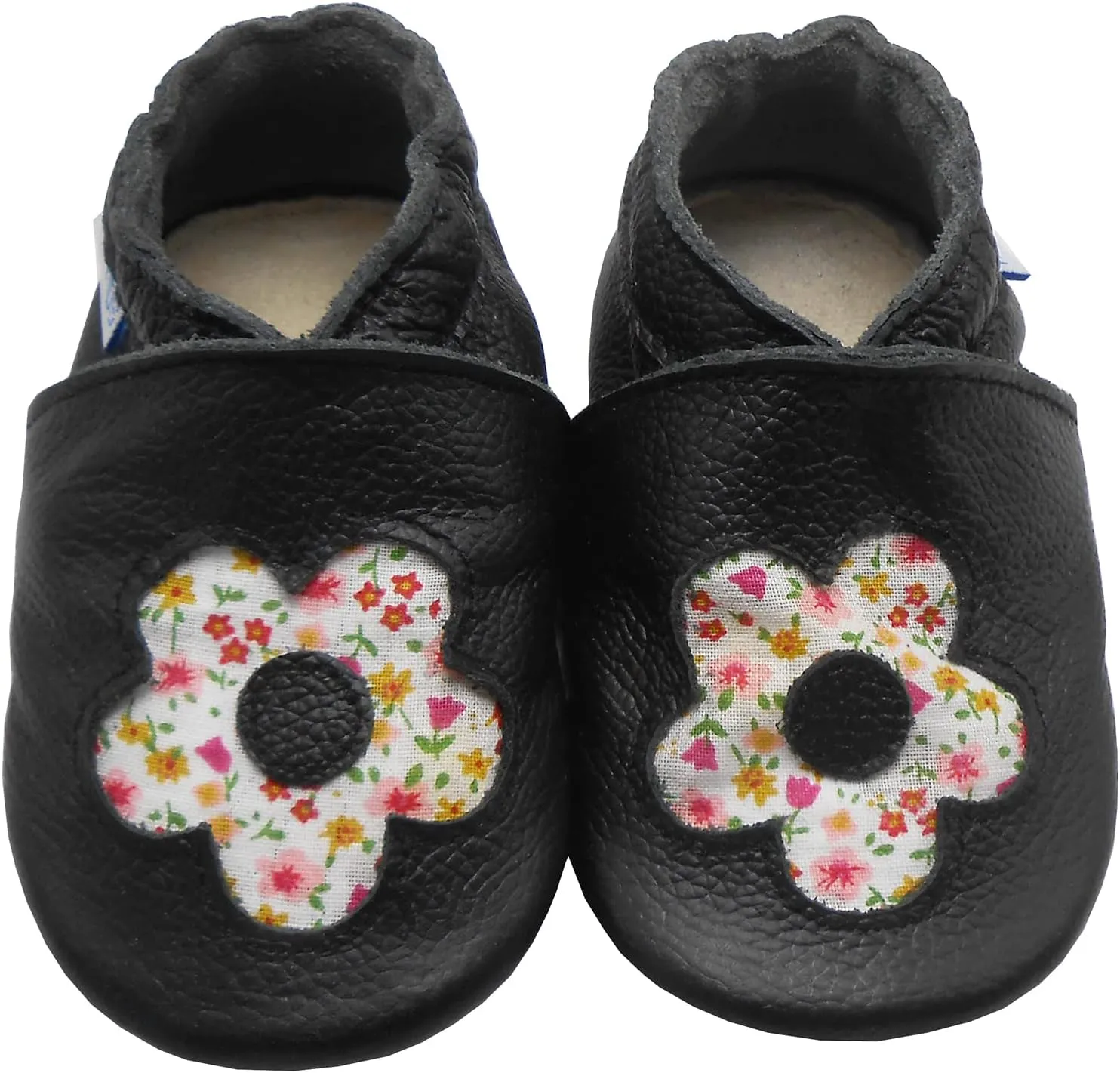 YIHAKIDS Baby Rubber Sole Shoes Boys Girls Infant Crawling Toddler Moccasins Leather Walking Anti-Slip Sole Slippers Newborn Mini Kids Crib Boots 0-24 Months