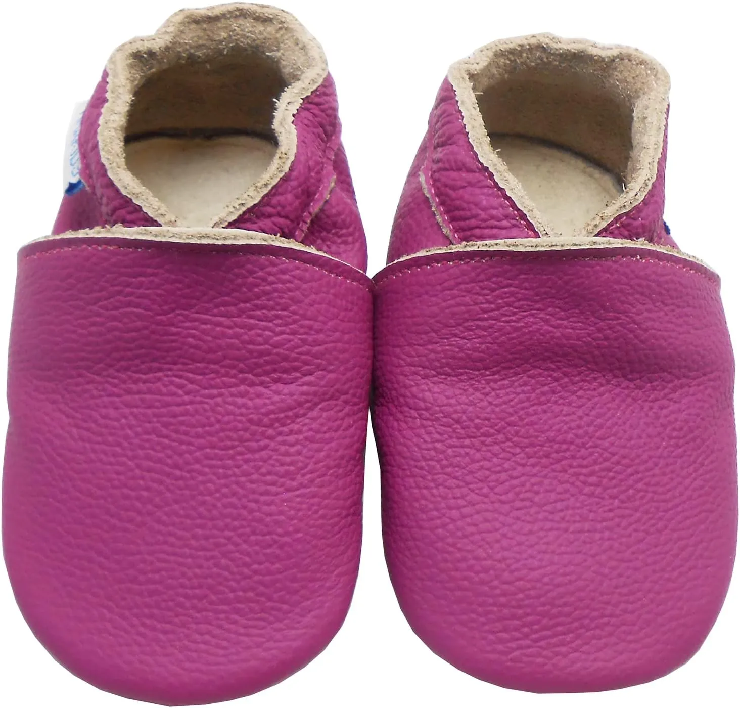 YIHAKIDS Baby Rubber Sole Shoes Boys Girls Infant Crawling Toddler Moccasins Leather Walking Anti-Slip Sole Slippers Newborn Mini Kids Crib Boots 0-24 Months